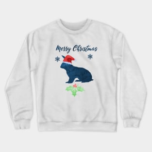 Christmas Rabbit Crewneck Sweatshirt